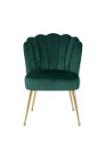 Krzesło RICHMOND  PIPPA GREEN - welur, podstawa złota - Richmond Interiors